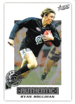 2001 Select AFL Authentic #27 Ryan Houlihan Front